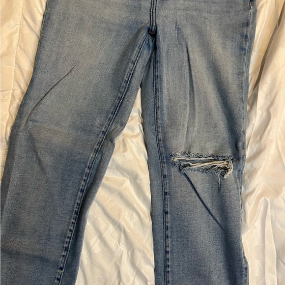 LC Lauren Conrad Women's Super High-Waisted Straight Leg Light WashJeans Size 6 - Picture 3 of 10